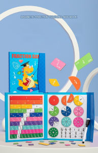 Magnetic Fraction Puzzles for Math Mastery Montessori Enlightenment with Fun Arithmetic Teaching Aid Cognitive Educational Toys