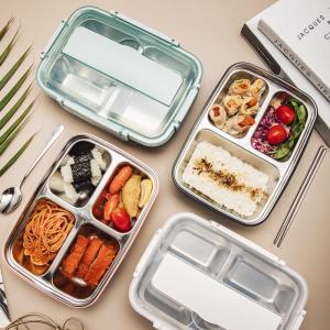 Large 304 Stainless Steel Bento Box