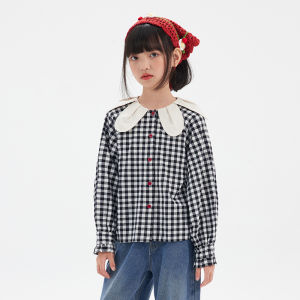 iplant | Stylish Plaid Shirt for Older Children New Style