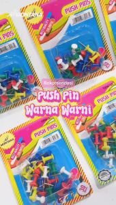 MONTANA Push Pin Jarum Tekan 30 Pcs Best Quality Colorful Paku Pin Multiwarna TPN-30/Retail