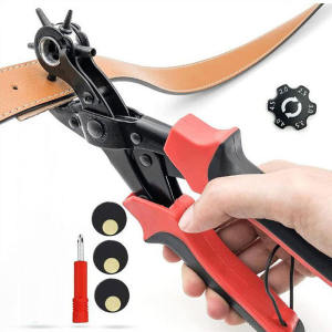 Belt Hole Puncher Leather Hole Punch Hand Tool Penebuk Lubang Tali Pinggang Tebuk Tali Pinggang Card Belt