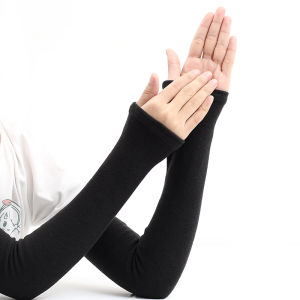 Air-Conditioned Room Elbow Joint Heattech Confinement Sleep Cold-Proof Oversleeve Long Arm Sleeves Wrist Protector Womens Thickened