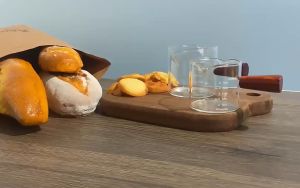 One Two Cups Gelas Milk Jug Pitcher Espresso Double Mouth 75ml