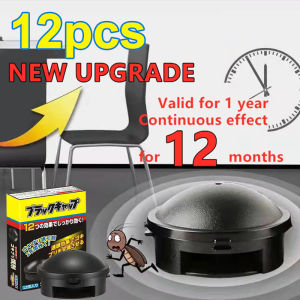 【New upgrade】12 pieces/box Cockroach Killer black box to kill cockroach Box Reusable House Powerful cockroach traps cockroach eliminator products Cockroach Medicine