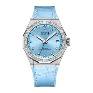 BONEST GATTI | BONEST GATTI Starry Sky Series Watch - Fashion Charm Automatic Skeleton Mechanical Leather Strap German Design Watches