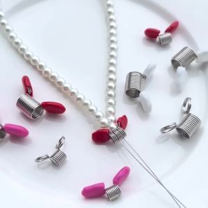 1 Pcs Beads Stopper Spring Clamps Creative Bead Wire End Jewelry Making Tool DIY Bracelet Necklace Tool Accessory for Handmade