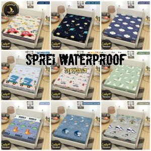 Sprei tahan air waterproof anti ompol size no 1 2 3 murah berkualitas sprei viral tahan air