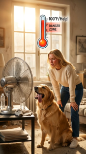 Pet Cooling Spray 100ml Refreshing Fine Mist for Cats and Dogs After Play Warm Weather Daily Care