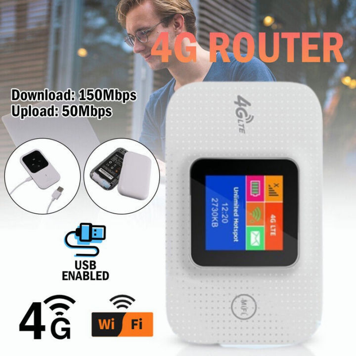 4G Pocket WIFI ใส่ซิม AIS True ไวไฟพกพา router wifi พกพา ไวไฟใส่ซิม Poket WIFI วายฟายพกพาไวฟายพกพา เข้ากันได้กับยุโรปและเอเชีย