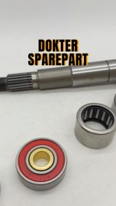 KOJ (HEMAT PAKET 4) AS PULY + BEARING KUNINGAN + BEARING PULY + BEARING 6204 GENIO / LAHER / PULI