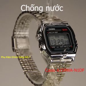 Đồng Hồ Nam/Nữ Casio A159 Black .f. Made In Japan Chống Nước Siêu Bền Pin Lâu