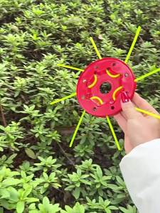 NiuXiang(NewShark) | Iron 8 Hole Disc Grass Trimmer Head Nylon Line Brush Cutter Replacement Parts for Lawn Mower Weed Eater Garden Edge Cutting Tool