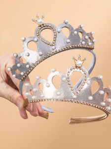 QIANHUAJIAN | Princess Crown Birthday Hat Head Accessory for Girls
