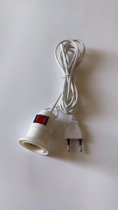 Fitting Gantung Saklar On Off + Kabel 3 Meter / 5 Meter / 10 Meter Fitting Lampu E27 With ON/OFF