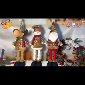 【CafeHu】พร้อมส่ง ตุ๊กตาซานต้า กวาง สโนว์แมน ของเล่นตุ๊กตา ของเล่นเด็ก ของขวัญคริสต์มาส