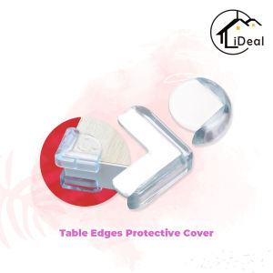 iDeal Home Baby Safety Table Corner Protector Transparent Furniture Corner Edge Guard Safety Protector Table Corner Guard 桌角防撞硅胶