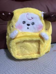 LINE FRIENDS | Model BT21 Minini Double-shoulder Pain Bag Travel Backpack for Storing Items Korean Pop Culture Accessories