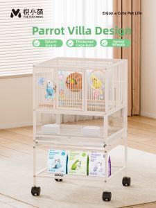 YUEXIAOMENG | Luxurious Large Stainless Steel Bird Cage