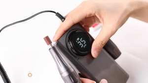 MANIMORE Electric Nail Drill Machine | Rechargeable Battery | LCD | 35000RPM | Portable Electric Filer.