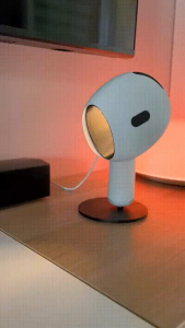AirPods Desktop Ambient Lamp | Modern LED Tech Dock Light | Smart Case Charging Station Organizer | Horizon Workspace Series