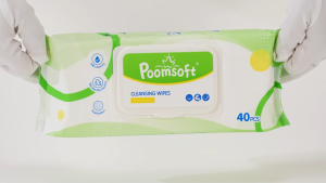 POOMSOFT 10 Packs Baby Wet Wipes Large size and thickened Alcohol-Free Unscented Wet Wipes