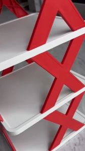 Rak sepatu zigzag 4 dan 5 susun murah berkualitas