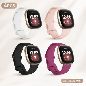 Silicone Strap for Fitbit Versa 4 3 Sense 2 Band Smartwatch Accessories Correa Sport Bracelet for Fitbit Sense Replace Wristband