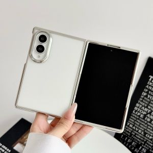 szhaiyu | Plating Transparent Soft Silicone PC Phone Case for Samsung Galaxy Z Fold 8 7 6 ZFold8 UltraThin Shockproof Protection Cover