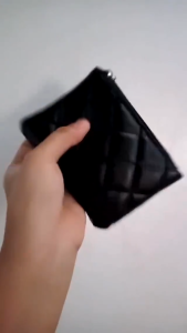 PU Leather Diamond Coin Purse for Women Mini Zipper Short Wallet Card Storage Bag Card Holder Wallet