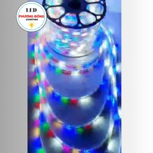 BÁN LẺ THEO MÉT LED Dây 3 Hàng bóng Chạy đuổi Hắc trần quấn cây siêu đẹp