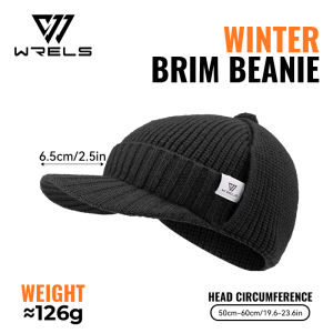 WRELS Autumn Winter Earmuffed Baseball Cap  Warm Wool Hat Windproof and Cold-Proof Earmuffs #MZ1051