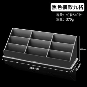 Hộp Đựng Thẻ Acrylic Cao Cấp Có Ngăn Đựng Đồ Lớn Cho Giao Diện Người Dùng Văn Phòng Phẩm Kinh Doanh Hộp Đựng Thẻ Nam Và Nữ