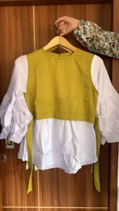 Atasan Anak Blouse Wanita Remaja 3-12 Tahun Baju Anak Korea Style Kekinian COD viral 2025 Bahan Crinkle Airflow