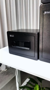 Anti Theft Fingerprint Safe Box Fireproof Safe Deposit Box Fingerprint+Password+Key Security Alarm Safety Box For home