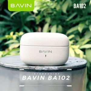 BAVIN BA102 TWS Hi-Fi Wireless Bluetooth Clip Earbuds w/ LED Light for Smartphones