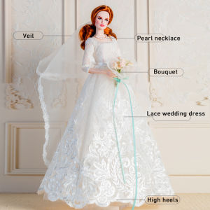 32cm Supermodel Doll Clothes Suit European Fashion Dream Wedding Dress Series Set Princess Girl Dress DIY Toys Collector Gifts