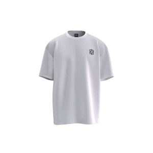 Kaos Polos Putih Classic Oversize T-Shirt Pure White Premium T-Shirt Signature Monogram Logo