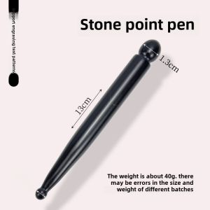 Natural Stone Scrapping Plate Acupuncture Point Point Press Tool Massage Facial Face Eye Muscle-Poking Stick Head Massage Pedicure Beauty Bar