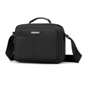 2024 New Mens Lightweight Oxford Cloth Business Casual Crossbody Small Square Bag Commuting Single Shoulder Bag