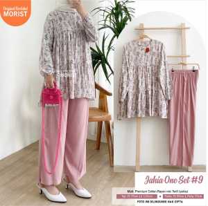 JAHIA #9 ONE SET CELANA WANITA BY MORIST