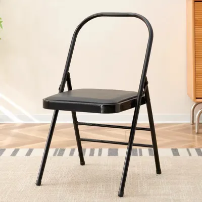 Foldable Yoga Chair PU Surface Pilates Auxiliary Chair Yoga Studio Equipment Fitness Exercise Stretching Seat ActStar Brand