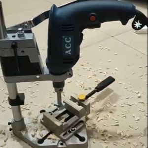 Heeman4u Drill Stand Bench Drill Drill Clamp Drill Bracket Holder & Quick Release Drill Press Vise Drill Workbench