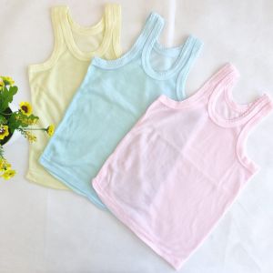 12 Pcs Kaos Dalam Anak Perempuan Kaos Kutang Anak Laki-laki Singlet Anak Lusinan Ukuran SMLXLXXL