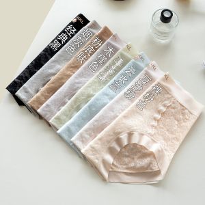 Sheer Seamless Lace Mesh High Waist No-Pinch Pants
