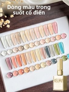 Bộ Sơn Móng Tay Gel Màu Ice-Through 24 Màu 15ml Bán Vĩnh Cửu Dùng Đèn UV/LED Dành Cho Làm Nail Nghệ Thuật Tại Nhà Bộ Sưu Tập Mùa Xuân