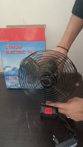 Portable Handheld Fan  Rechargeable Lithium Battery Electric Fan 2 Usb Charging Ports Adjustable Angle Cooling Kipas Phone charging Fan For Household Outdoor Market Stall