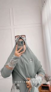 MAHDIYA OUTFIT - GAMIS KUMALA 8 SYARI. BUSUI SET KERUDUNG. GAUN PESTA MUSLIMAH ADEM MEWAH