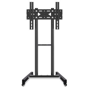 [ขาตั้งทีวี รุ่นใหม่!!] HTD TV Stand ขาตั้งทีวี ขาตั้งทีวีแบบตั้งพื้น ตั้งพื้น ขาตั้งมีชั้นวาง มีล้อเลื่อน ขาแขวนทีวีตั้งพื้น รองรับจอขนาด 32-55 นิ้ว รองรับน้ำหนักได้ถึง 25 กิโลกรัม รุ่น KM-1000