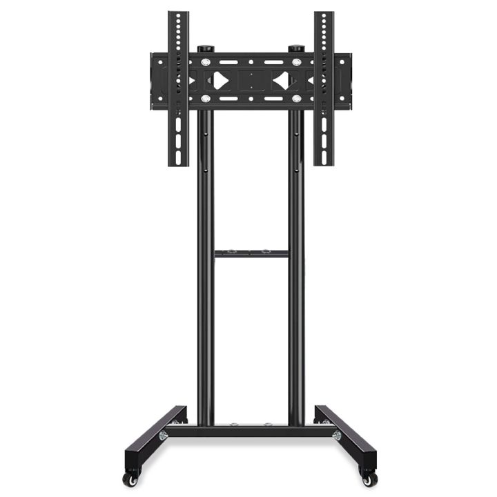 [ขาตั้งทีวี รุ่นใหม่!!] HTD TV Stand ขาตั้งทีวี ขาตั้งทีวีแบบตั้งพื้น ตั้งพื้น ขาตั้งมีชั้นวาง มีล้อเลื่อน ขาแขวนทีวีตั้งพื้น รองรับจอขนาด 32-55 นิ้ว รองรับน้ำหนักได้ถึง 25 กิโลกรัม รุ่น KM-1000