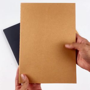 SAMOYED NTBK-ST2-B5: Notebook B5 Black Kraft Untuk Catatan & Kerja